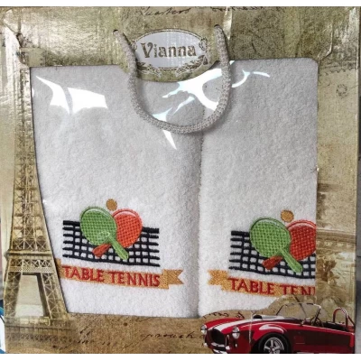 Набор полотенец 2-ус 50*90 + 70*140 Турция Набор полотенец 2-ус 50*90 + 70*140 Турция