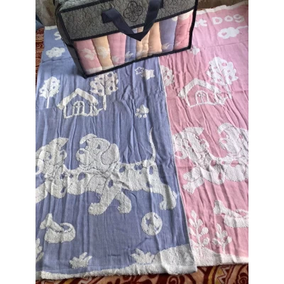 Полотенце банное ЛЕН С МАХРОЙ СУПЕР ХЛОПОК