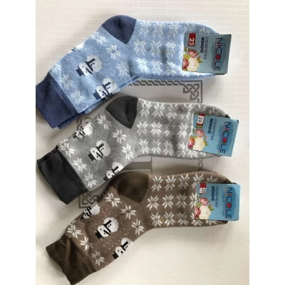 Носки Николь ликра хлопок махра женская 36-40 ассорти