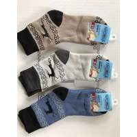 Носки Николь ликра хлопок махра 34-36 ( подросток ) ассорти