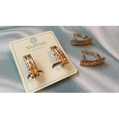 Серьги, дорожка, 2,2 см