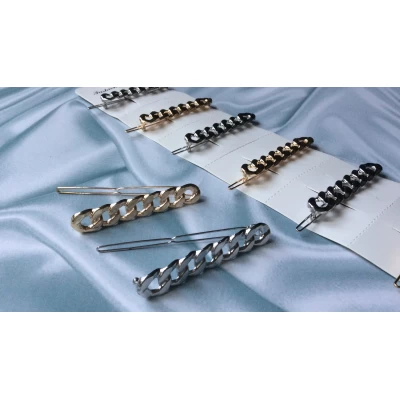 Заколка на челку, 6 см