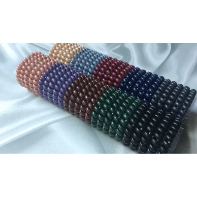 Резинка пружинка, темный микс