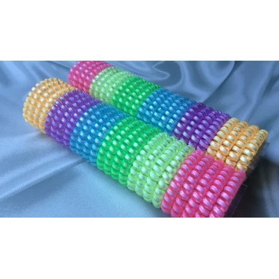 Резинка, пружинка, яркий микс