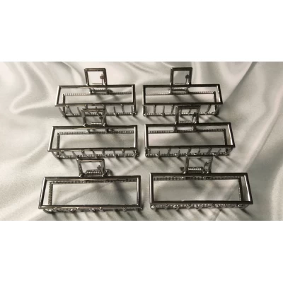 Краб металл, большой захват,темное серебро, 9 см Краб металл, большой захват,темное серебро, 9 см