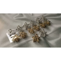 Краб металл, мини 2 см