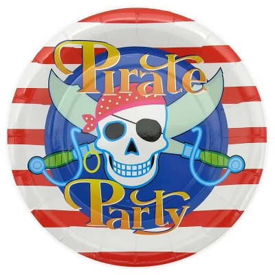 Бумажные тарелки диам.18см Пираты (уп. 10шт) Бумажные тарелки диам.18см Пираты (уп. 10шт)