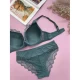 Комплект нижнего белья D, ажурный бюст на тонком поролоне, 2096