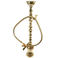 Кальян бронзовый цветной (1 персона)(46см)