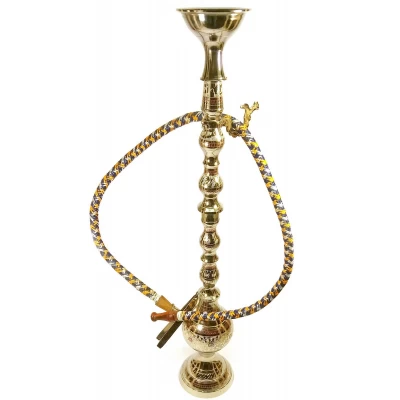 Кальян бронзовый цветной (1 персона)(18")  код 1037