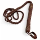 Кнут кожаный светло коричневый (235см весь, рукоятка 27см)