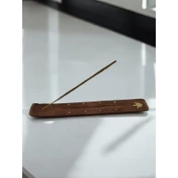 Подставка под благовония Лист розовое дерево (26х3,8 см)