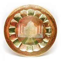 Тарелка бронзовая настенная (29 см)