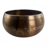 УЦЕНКА Чаша поющая с рисунком (d-18,h-8 см)A