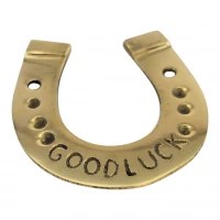 Подкова бронзовая (5 x 4,5 x 0,14 см)