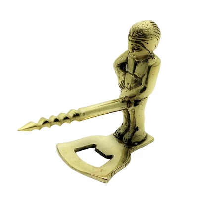 Штопор бронзовый Мальчик (7х8х4,2 см) Штопор бронзовый "Мальчик" (7х8х4,2 см) код 1821