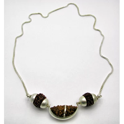 Кулон с цепочкой Рудракша