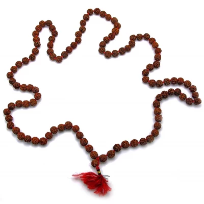 Четки из рудракши (50 см)(108 бусин)(бусина d-0,6 см) Четки из рудракши (50 см)(108 бусин)(бусина d-0,6 см)
