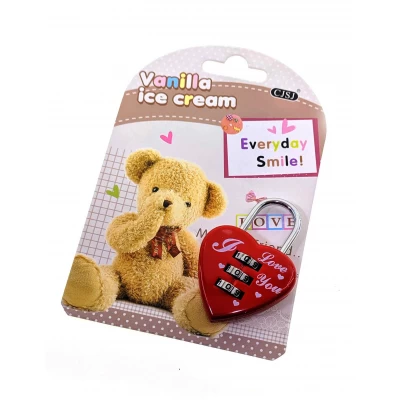 Замок кодовый 'Сердечко' (5,5х4х1,5 см)