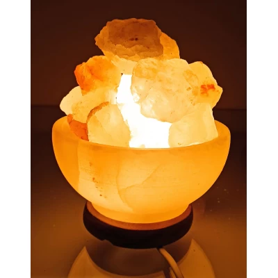 Соляная лампа (S-029.A) Чаша огня 3,2кг. (d-16,h-10 см)(12 шт ящ.)(Гималайская соль) Соляная лампа (S-029.A) "Чаша огня " (d-16,h-10 см)(12 шт ящ.)(Гималайская соль) код 18378