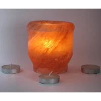 Подсвечник соляной шлифованный цилиндрический Чаша (S-020)(d-10,h-9 см)(12 шт ящ.)