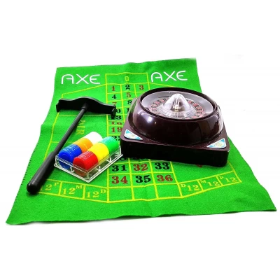 Рулетка электронная (в н-ре сукно с фишками)(25х25х9 см) код 18433