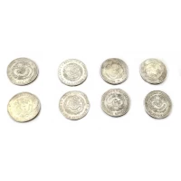 Монеты коллекционные Дракон (d 3,8 см)(н-р 8 шт)