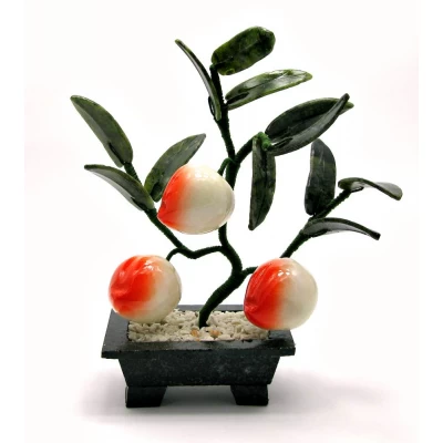 Дерево персик (3 плода)(18х19х7 см)(A237) код 18612