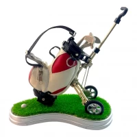 Письменный набор Гольф (pul cart)(20х20,5х11,5 см) красный