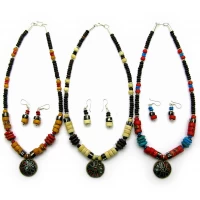 Ожерелье с кулоном + серьги