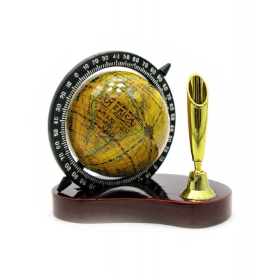 Подставка под ручку с глобусом (9,5х8,5х5,5 см)(YTH13) код 18758