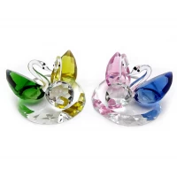 Лебеди хрустальные пара (5,5х8х7,5 см)