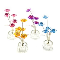 Цветок хрустальный (5 цветков)(4,5х4,5х10см)