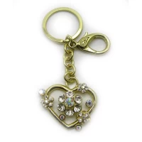 Брелок со стразами Сердечко
