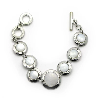 Браслет с перламутром (19 см) E