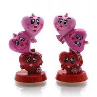 Фигурка 3 сердечка (8 шт/уп)(7х3х3 см)