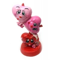 Фигурка 3 сердечка (7х3х3 см)B