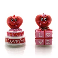 Фигурка Сердечко на торте (8 шт/уп)(5х4х4 см)