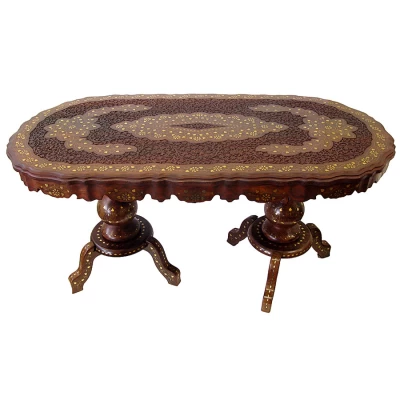 Стол розовое дерево h57*105*51 (20*40) Стол розовое дерево h57*105*51 (20*40)