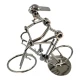 Техно-арт Велосипедист металл (19,5 × 19 × 8 см)