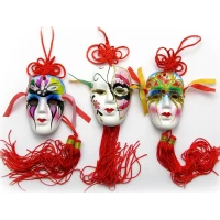 Маска керамическая с кисточкой(7 см)(2)