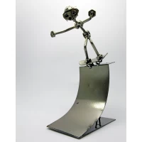 Техно-арт Скейтбордист металл (26х13х13 см)