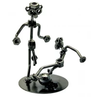 Техно-арт Футболисты металл (17х15,5х10,5 см)