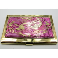 Визитница Узор золото (9,5х6,5х0,5 см)19306 H