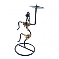 Подсвечник Африканская Грация металл  (18 см)