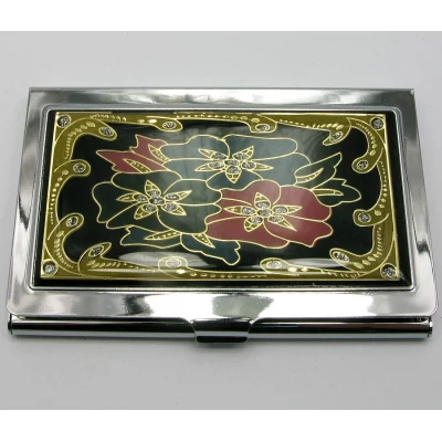 Визитница Серебро (9,5х6,5х0,5 см)19328 B