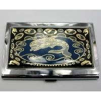 Визитница Серебро (9,5х6,5х0,5 см)19328 I