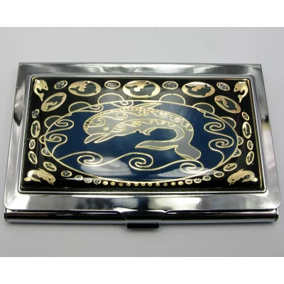 Визитница Серебро (9,5х6,5х0,5 см)19328 I