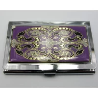 Визитница Серебро (9,5х6,5х0,5 см)19328 J