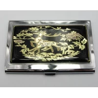 Визитница Серебро (9,5х6,5х0,5 см)19328 S